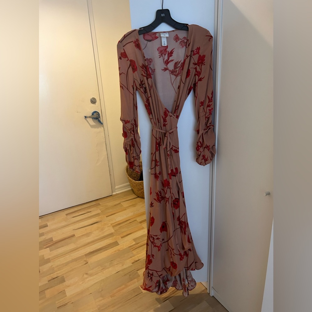 Johanna Ortiz for H & M beautiful high low feminine wrap dress